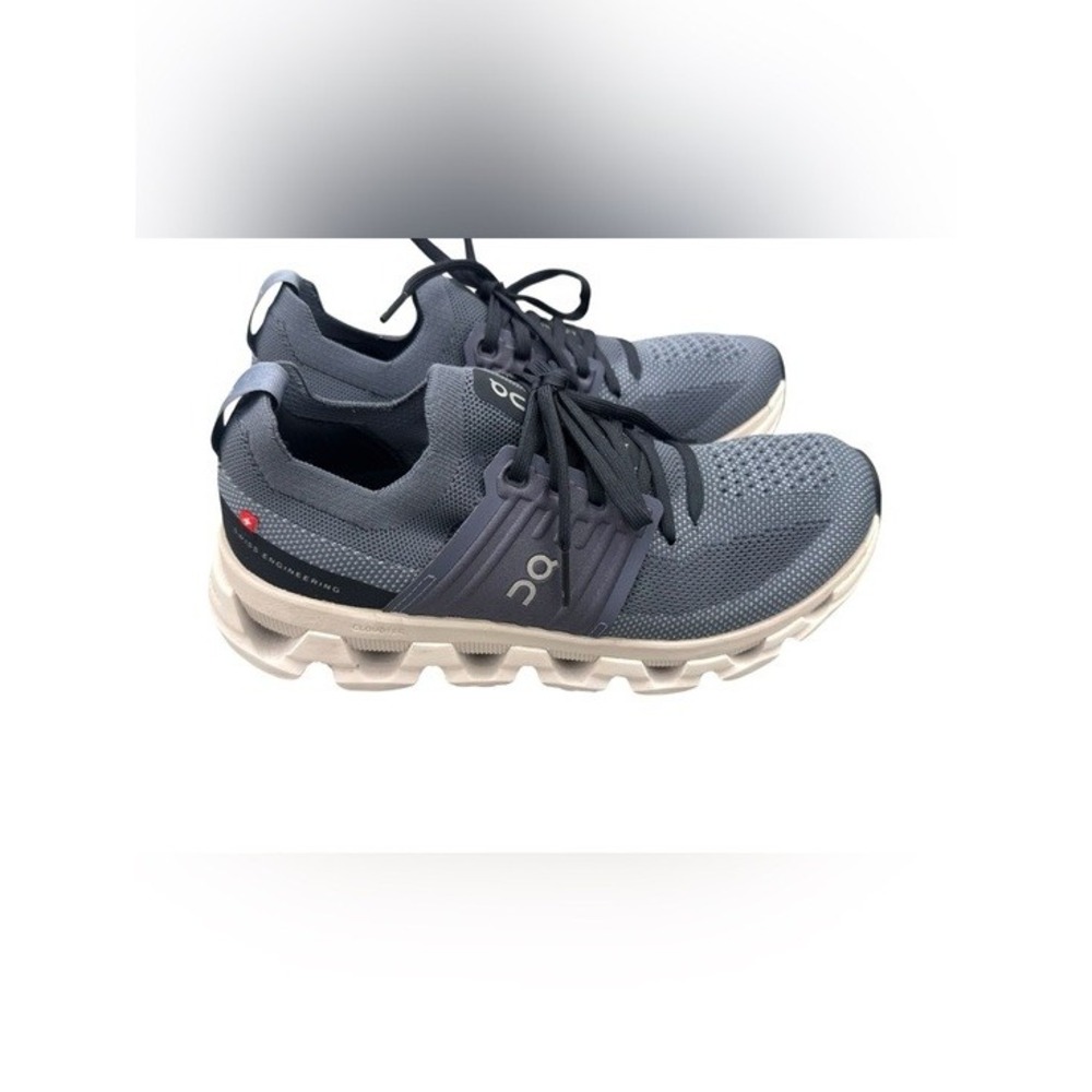 On Cloudswift 3 Women's Blue White Athletic Running Walking Shoes Size 7.5